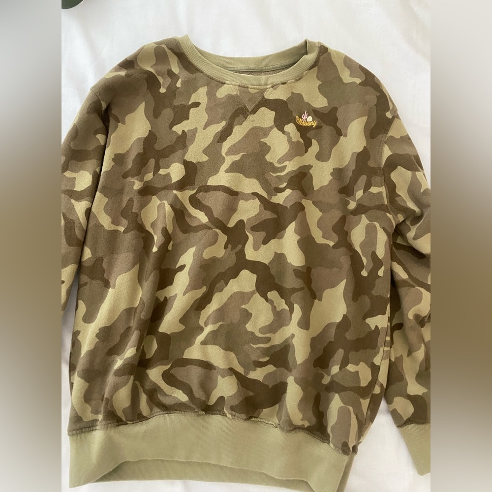 Billabong After Surf Camo sweatshirt size large